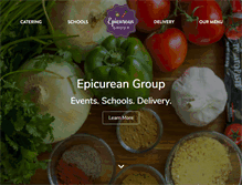 Tablet Screenshot of epicureangroup.net